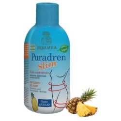 Formato di Erbamea Puradren Slim Integratore Drenante da Bere Gusto Ananas 500 ml