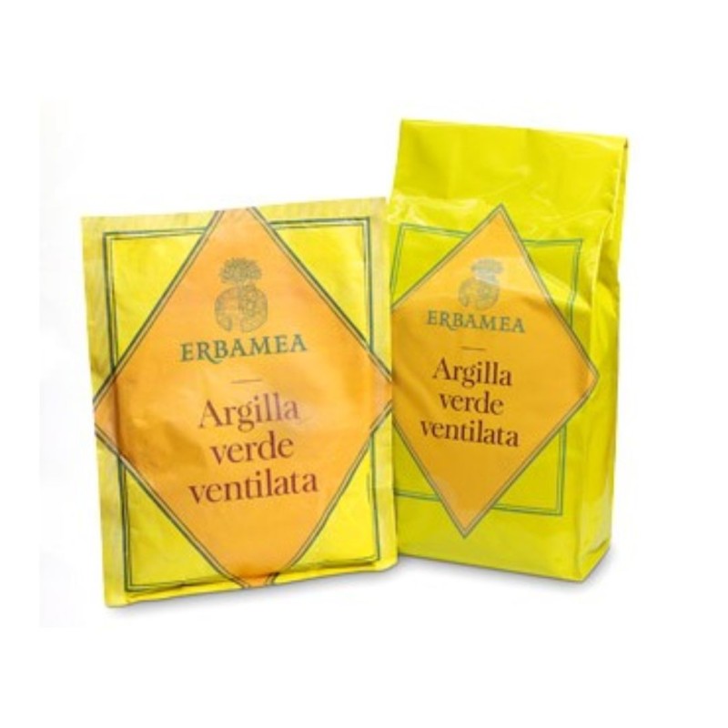 Formato di Erbamea Argilla Verde Ventilata per Trattamenti di Bellezza Confezione da 1 Kg Formato di Erbamea Argilla Verde Ventilata per Trattamenti di Bellezza Confezione da 1 Kg