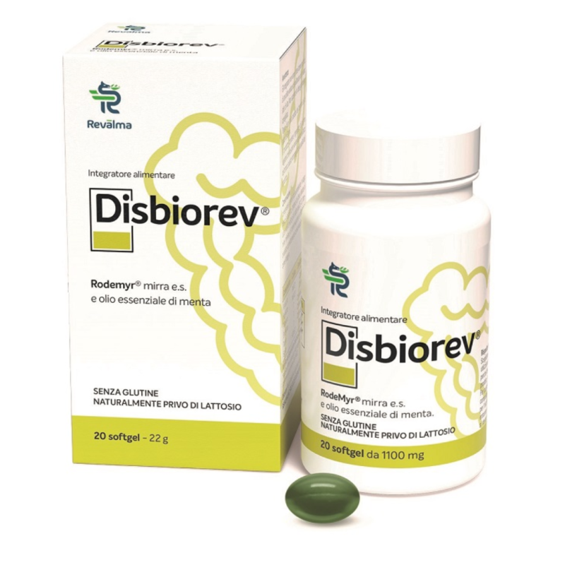 Disbiorev Integratore per Intestino e Meteorismo 20 Softgel Disbiorev Integratore per Intestino e Meteorismo 20 Softgel
