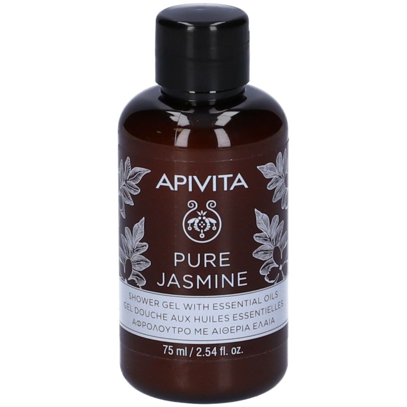 Foto ravvicinata di Apivita Pure Jasmine Mini Gel Doccia Idratante 75ml