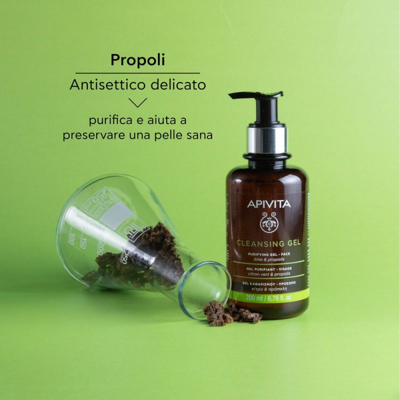Vista del prodotto: Apivita Face Cleansing Gel Purificante Viso Detergente 200ml Vista del prodotto: Apivita Face Cleansing Gel Purificante Viso Detergente 200ml