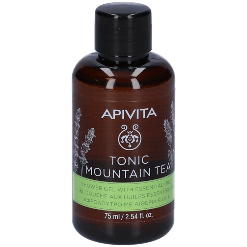 Scatola integra del prodotto Apivita Tonic Mountain Tea Mini Gel Doccia Tonificante 75ml Scatola integra del prodotto Apivita Tonic Mountain Tea Mini Gel Doccia Tonificante 75ml