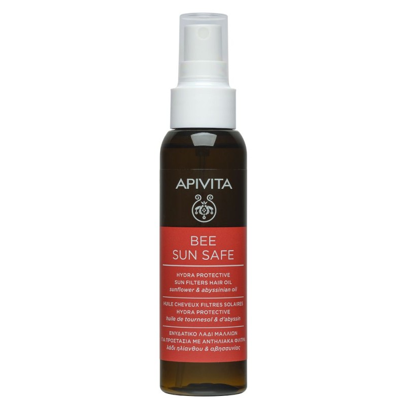 Visualizzazione chiara di Apivita Bee Sun Safe Hair Oil Olio Capelli Protettivo 100ml