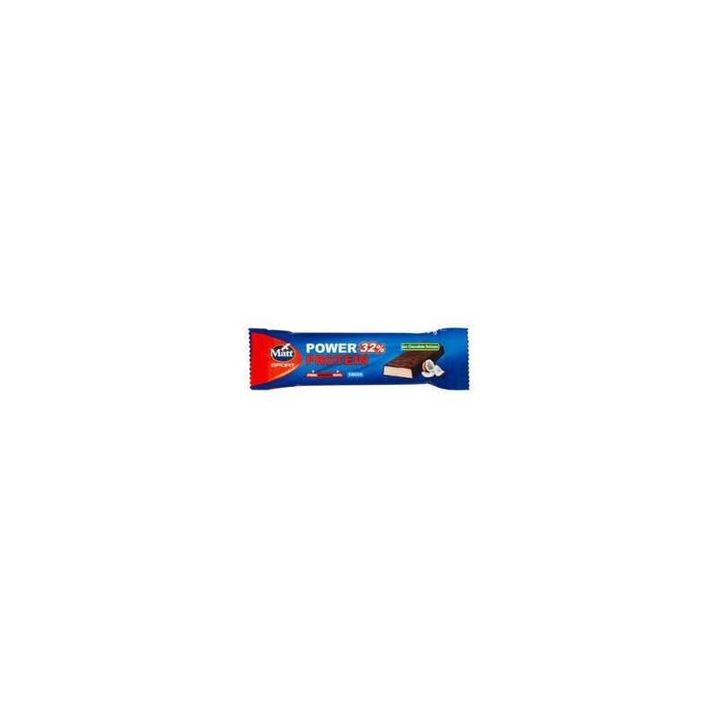 Vista del prodotto: Matt Sport Barretta IperProtein Power Cocco Proteica 35g Vista del prodotto: Matt Sport Barretta IperProtein Power Cocco Proteica 35g