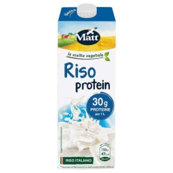 Confezione originale di Matt Riso Protein Bevanda Vegetale Senza Glutine 1L Ricca di Proteine Confezione originale di Matt Riso Protein Bevanda Vegetale Senza Glutine 1L Ricca di Proteine