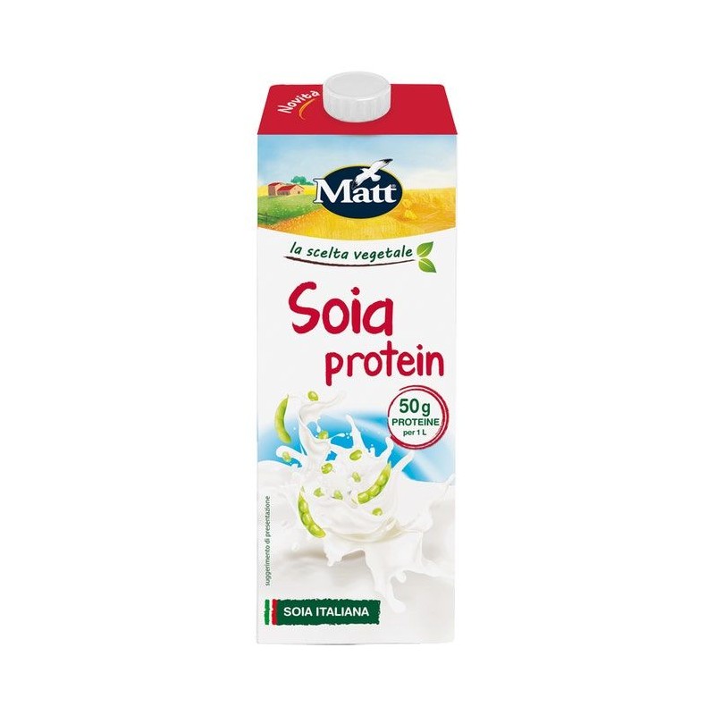 Immagine della scatola di Matt Soia Protein Bevanda Vegetale Proteica 1 Litro Immagine della scatola di Matt Soia Protein Bevanda Vegetale Proteica 1 Litro