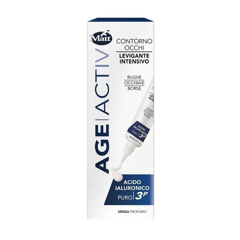Dettaglio del packaging di Matt Ageactiv Contorno Occhi Rughe Borse Occhiaie 15ml Dettaglio del packaging di Matt Ageactiv Contorno Occhi Rughe Borse Occhiaie 15ml