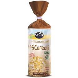 Presentazione grafica di Matt Le 5 Cereali Bio Gallette senza Glutine 120g