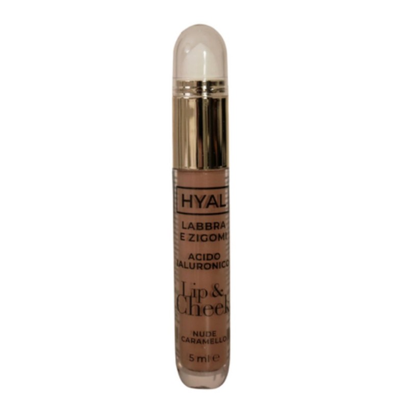 tubetto Hyal Lip and Cheek Trattamento con Acido Ialuronico Labbra e Zigomi Nude Caramello 5ml tubetto Hyal Lip and Cheek Trattamento con Acido Ialuronico Labbra e Zigomi Nude Caramello 5ml