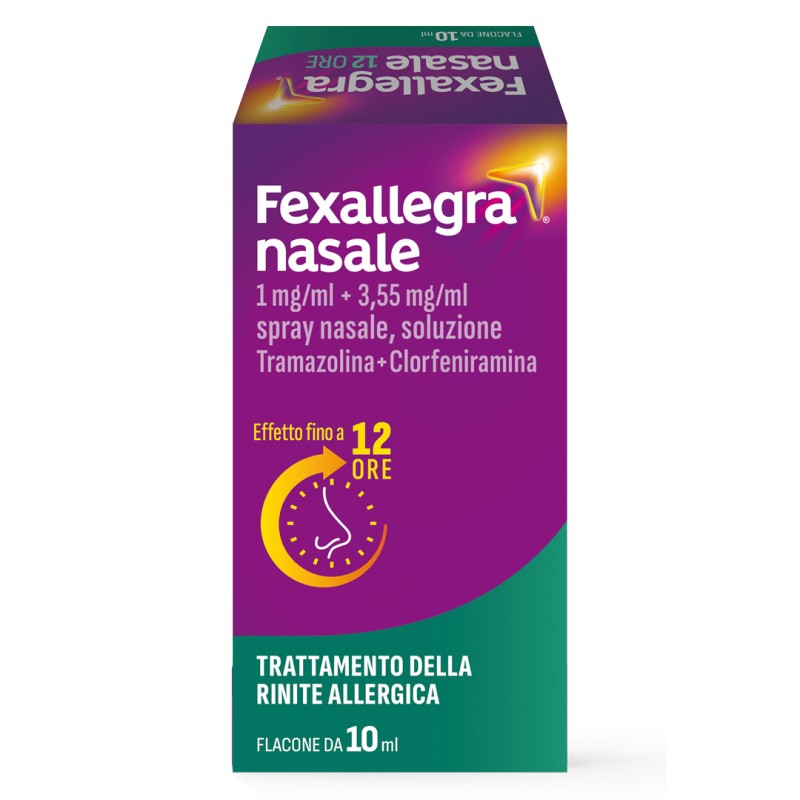 Fexallegra Nasale Spray Antiallergico per Liberare Naso Chiuso 10 ml