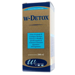 Wellbeing W Detox integratore drenante per depurazione e ritenzione idrica 200ml Wellbeing W Detox integratore drenante per depurazione e ritenzione idrica 200ml
