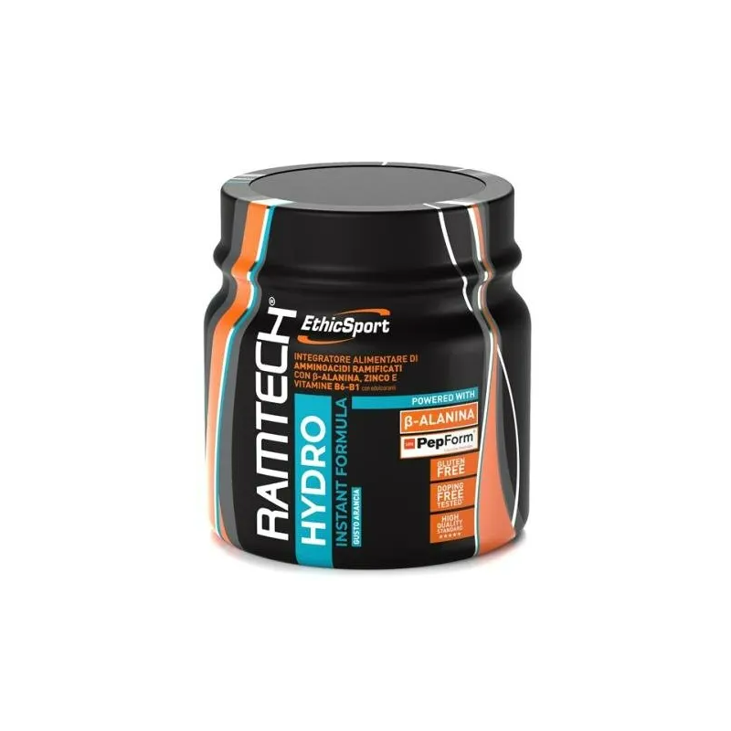 EthicSport Ramtech Hydro per Recupero Muscolare e Performance 250 g Polvere Arancia