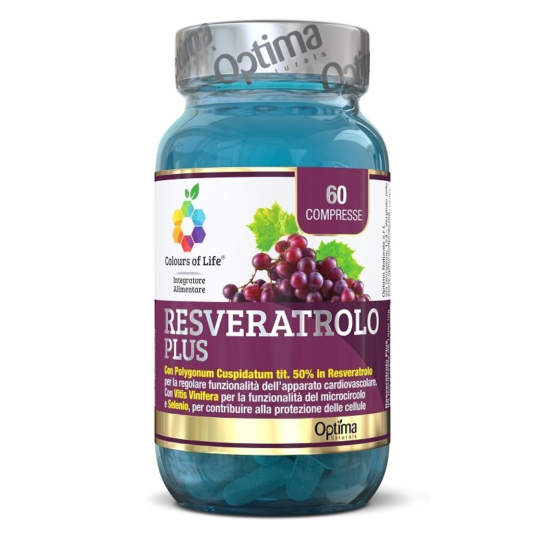 Resveratrolo 60 Compresse Colours Of Life Integratore Antiossidante Resveratrolo 60 Compresse Colours Of Life Integratore Antiossidante
