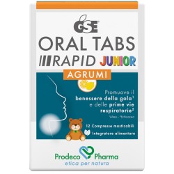 Confezione Gse Oral Tabs Rapid Junior Benessere Gola Bambini 12 Compresse Confezione Gse Oral Tabs Rapid Junior Benessere Gola Bambini 12 Compresse