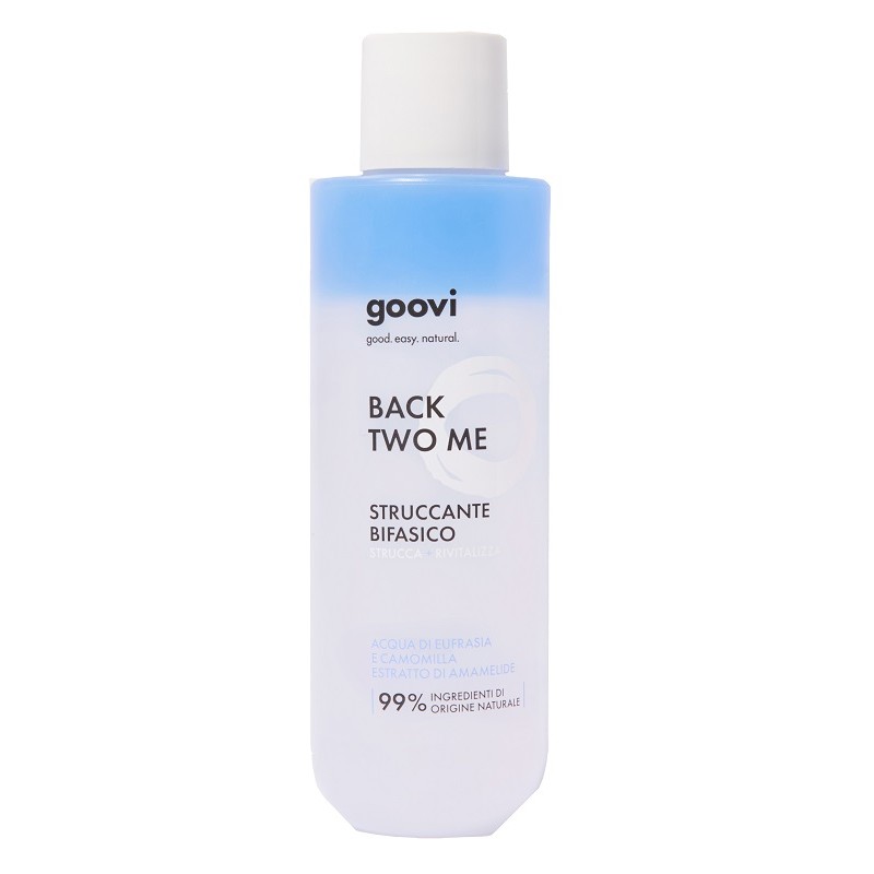 confezione di Goovi Back Two Me Struccante Bifasico per Trucco Waterproof 200ml confezione di Goovi Back Two Me Struccante Bifasico per Trucco Waterproof 200ml