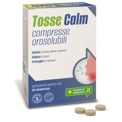 Tosse Calm Compresse Orosolubili per Tosse Secca e Grassa 30 pezzi Tosse Calm Compresse Orosolubili per Tosse Secca e Grassa 30 pezzi