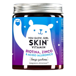 confezione di Skin Vitamin Biotina Zinco e Acido Ialuronico Integratore Antietà 45 Gommose confezione di Skin Vitamin Biotina Zinco e Acido Ialuronico Integratore Antietà 45 Gommose