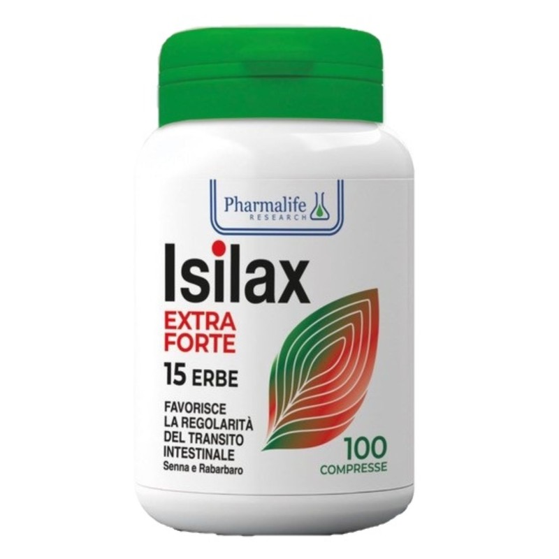 barattolo di Isilax Extra Forte 15 Erbe Integratore per Intestino 100 Compresse barattolo di Isilax Extra Forte 15 Erbe Integratore per Intestino 100 Compresse