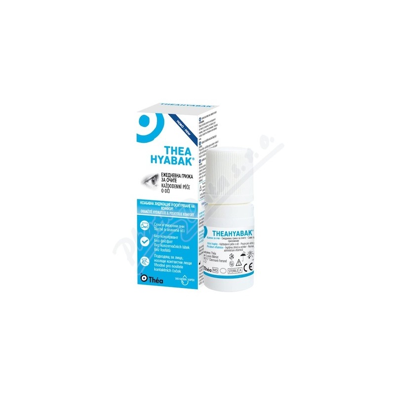 Thea Hyabak Collirio senza Conservanti per Occhi Secchi 10ml Thea Hyabak Collirio senza Conservanti per Occhi Secchi 10ml