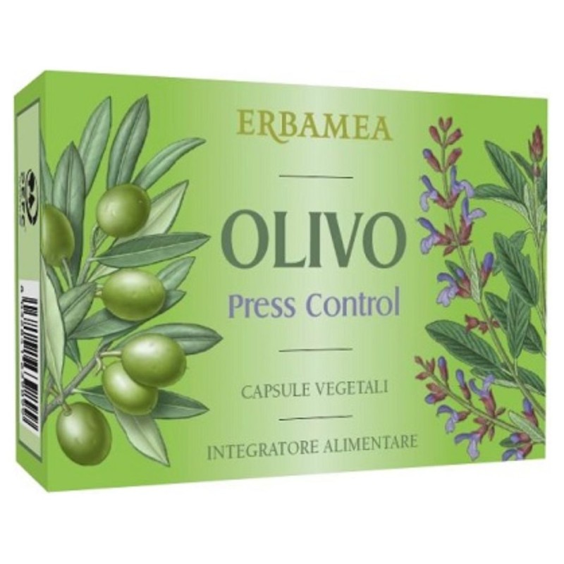 Formato di Erbamea Olivo Press Control Integratore per il Controllo della Pressione 36 Capsule Formato di Erbamea Olivo Press Control Integratore per il Controllo della Pressione 36 Capsule