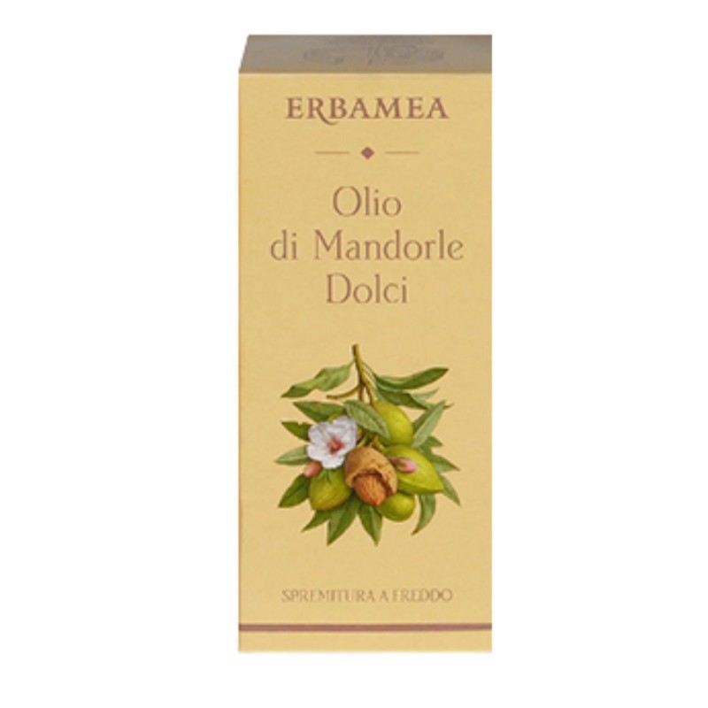 Formato di Erbamea Olio di Mandorle Dolci Idratante e Nutriente 125 ml Formato di Erbamea Olio di Mandorle Dolci Idratante e Nutriente 125 ml