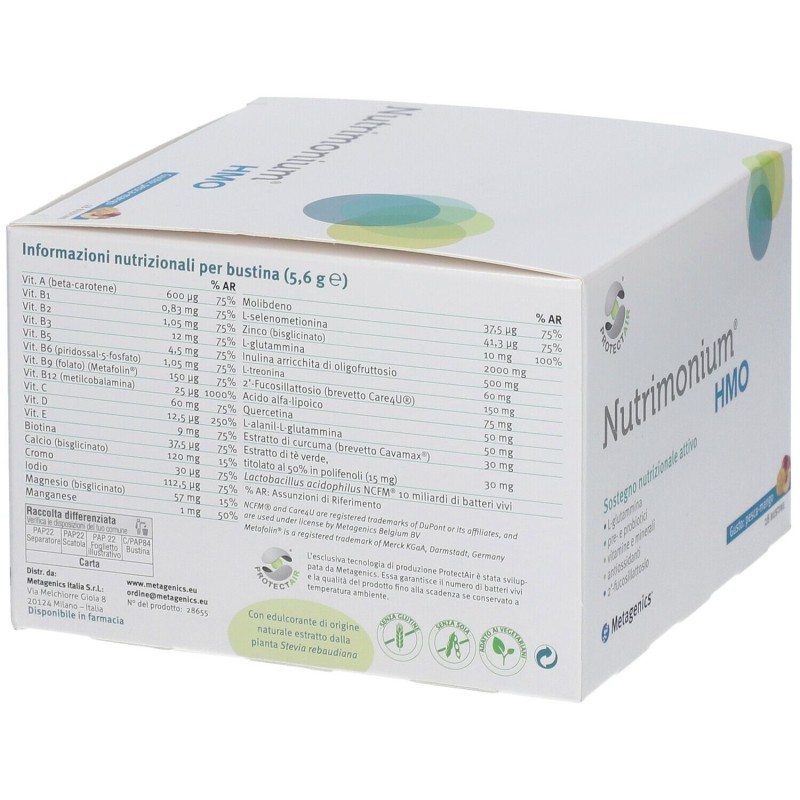 Foto ravvicinata di Nutrimonium Hmo Integratore Ricostituente 28 Bustine