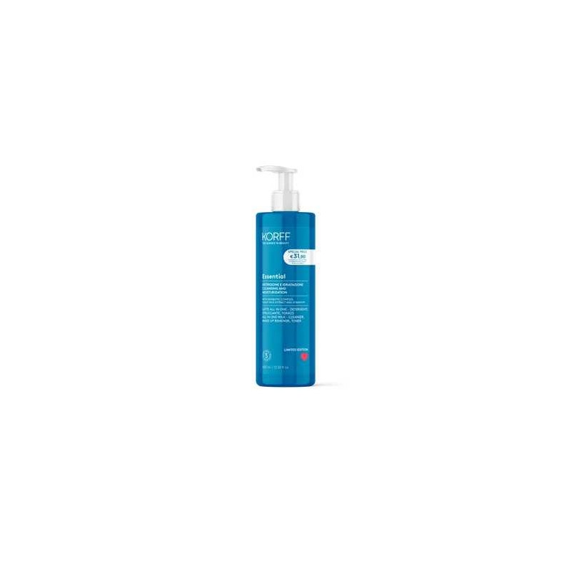 Foto della confezione di Korff Essential Latte All In One Detergente Struccante Tonico 400ml