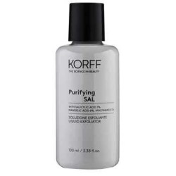 Packaging integro del prodotto Korff Soluzione Esfoliante Purifying Sal Esfoliante Viso 100 ml Packaging integro del prodotto Korff Soluzione Esfoliante Purifying Sal Esfoliante Viso 100 ml