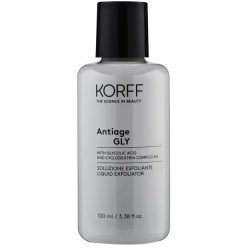 flacone di Korff Soluzione esfoliante antiage gly per Esfoliazione e Antiage Viso 100 ml flacone di Korff Soluzione esfoliante antiage gly per Esfoliazione e Antiage Viso 100 ml