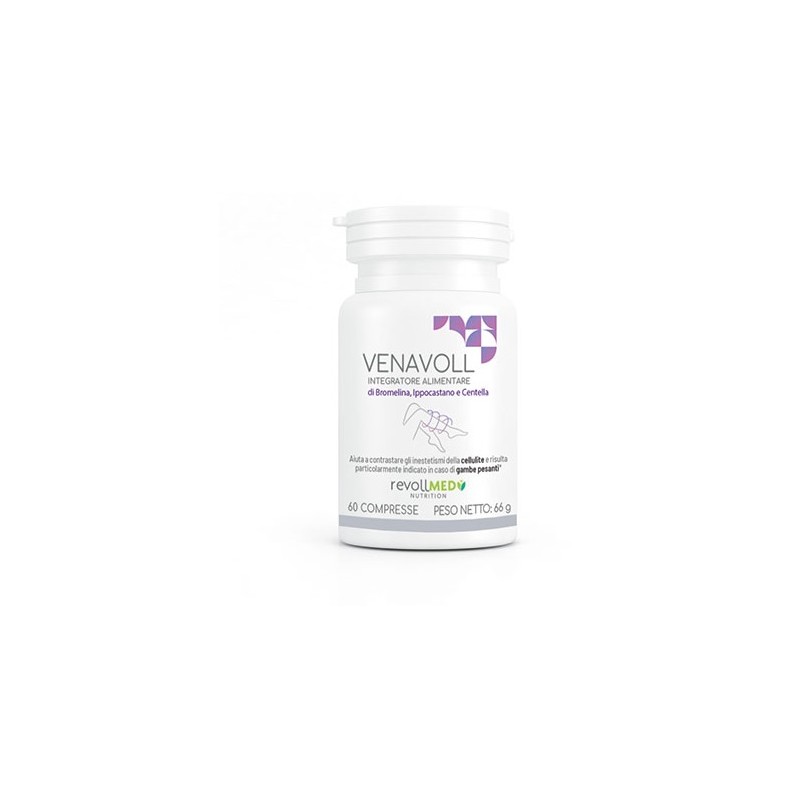 Venavoll Integratore per Microcircolo e Gambe Pesanti 60 Compresse