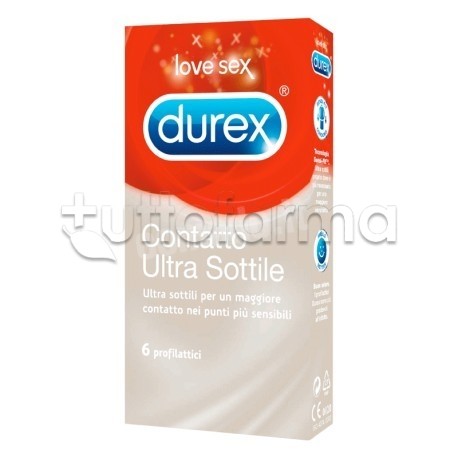 Durex Contatto Ultra Sottile 6 Profilattici