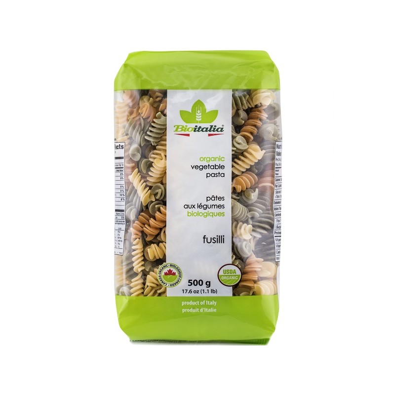 Bioitalia Fusilli Tricolore Bio pasta colorata per piatti sani e gustosi 500 g Bioitalia Fusilli Tricolore Bio pasta colorata per piatti sani e gustosi 500 g