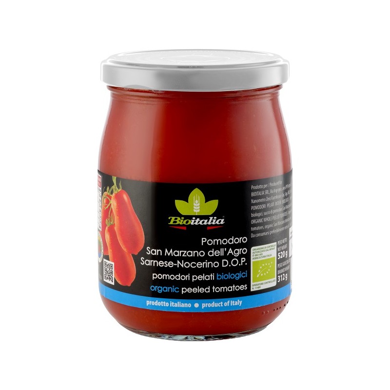 Bioitalia Pomodoro San Marzano Dop Bio per Ricette Genuina 520g