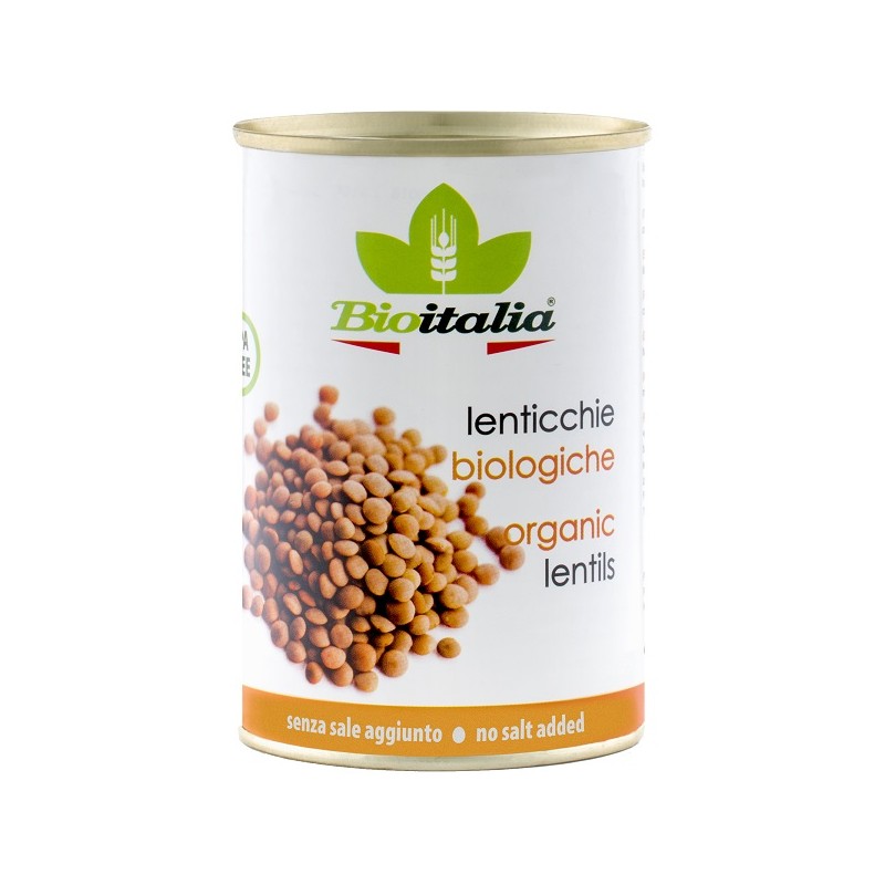 Bioitalia Lenticchie Bio per Zuppe e Insalate 400 g Bioitalia Lenticchie Bio per Zuppe e Insalate 400 g