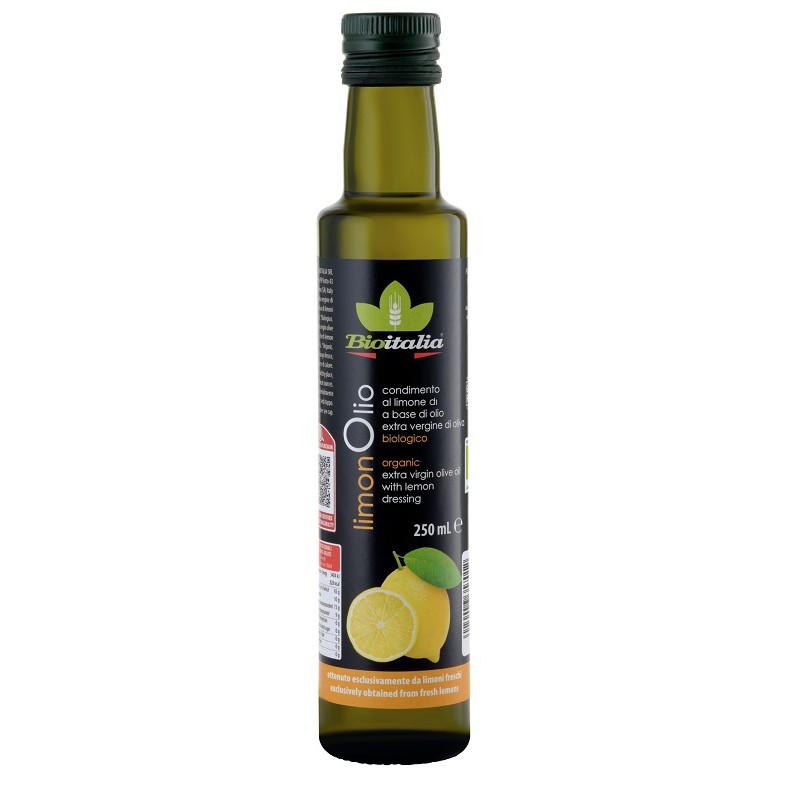 Bioitalia Limonolio Bio condimento biologico al limone per insalate e pesce 250ml Bioitalia Limonolio Bio condimento biologico al limone per insalate e pesce 250ml
