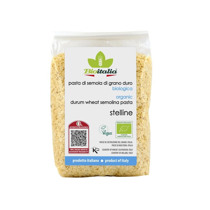 Bioitalia Stelline Bio pasta biologica per minestre e bambini 500 g Bioitalia Stelline Bio pasta biologica per minestre e bambini 500 g
