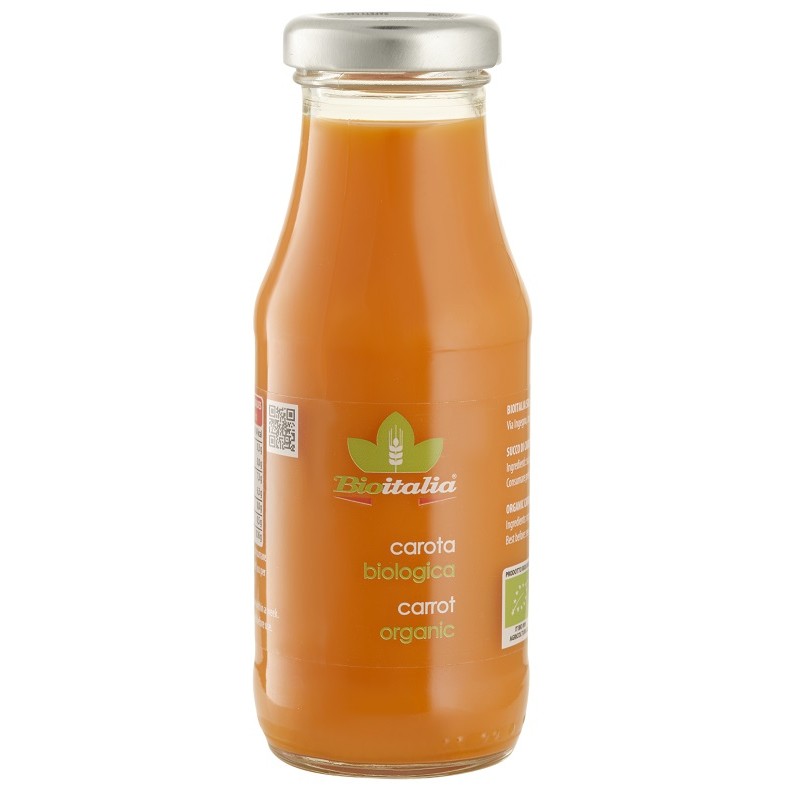 Bioitalia Succo Di Carota Bio per Benessere e Vitamine 200ml Bioitalia Succo Di Carota Bio per Benessere e Vitamine 200ml