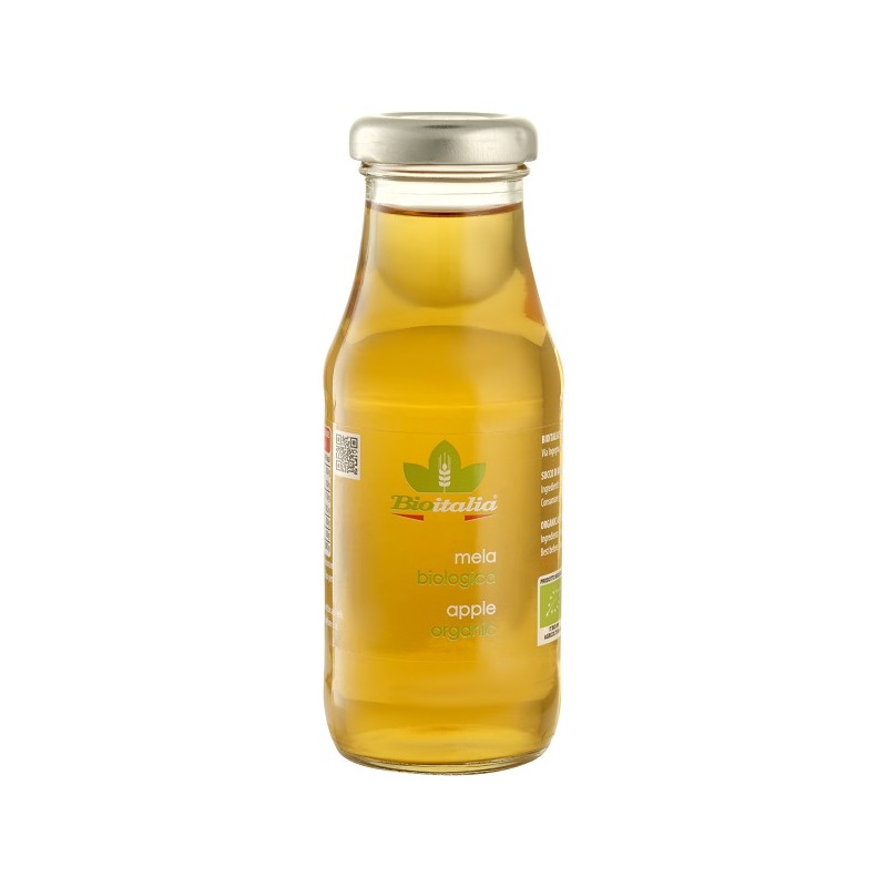 Bioitalia Succo Di Mela Bio, succo naturale biologico per tutta la famiglia 200ml