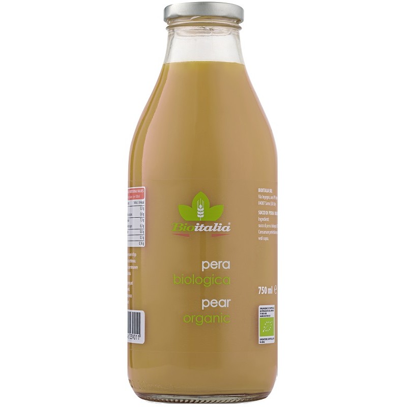 Bioitalia Succo Di Pera Bio per Benessere Naturale 750ml