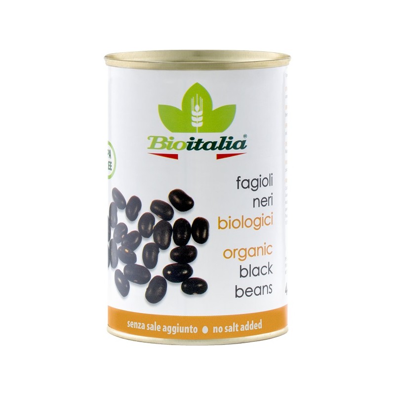 Bioitalia Fagioli Neri Bio per Piatti Sani e Proteici 400 g Bioitalia Fagioli Neri Bio per Piatti Sani e Proteici 400 g