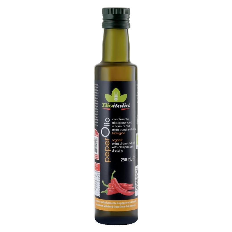 Bioitalia Peperolio Bio olio piccante biologico per condire 250ml Bioitalia Peperolio Bio olio piccante biologico per condire 250ml