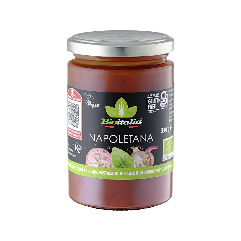 Bioitalia Sugo alla Napoletana Bio condimento pronto senza glutine 350 g