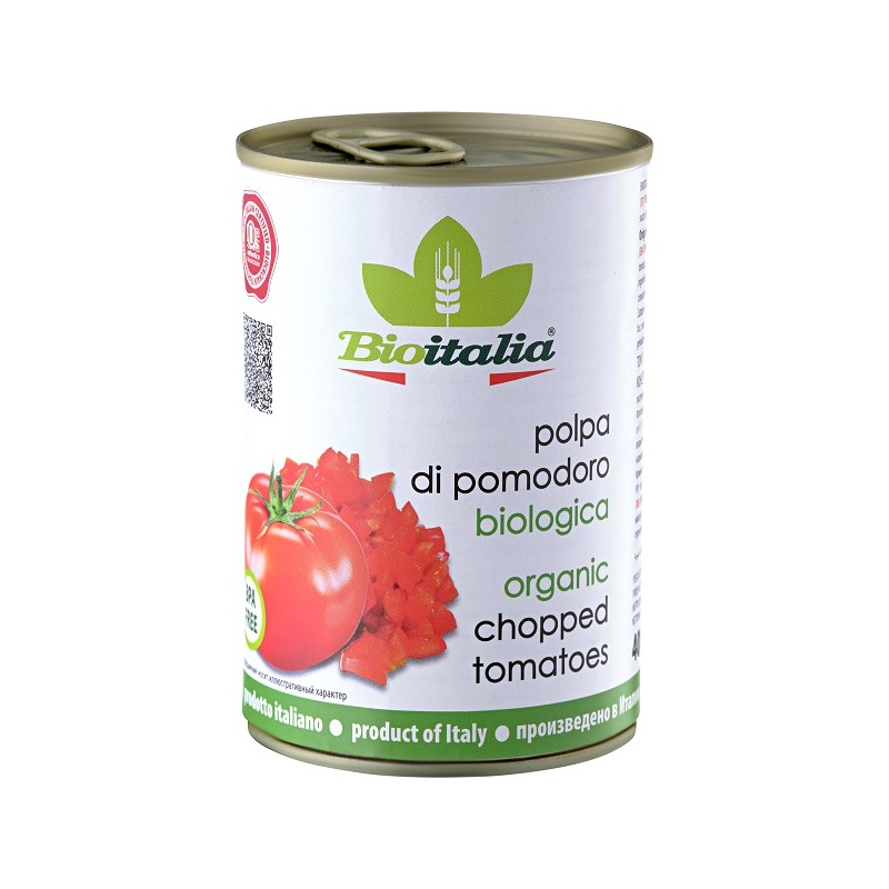 Bioitalia Polpa Pomodoro Bio per Sughi e Piatti Mediterranei 400 g Bioitalia Polpa Pomodoro Bio per Sughi e Piatti Mediterranei 400 g
