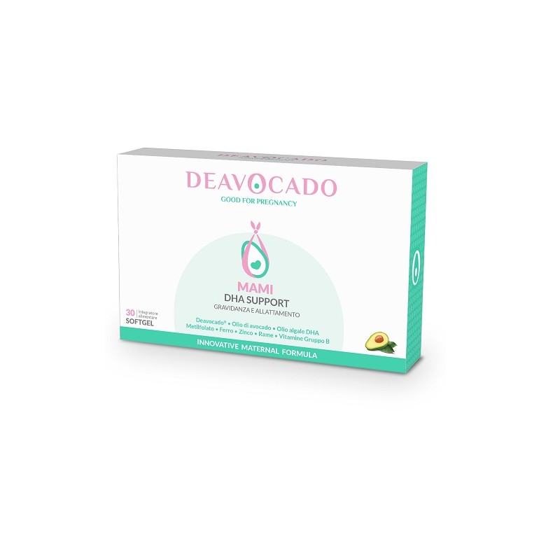 Deavocado Mami Dha Support integratore gravidanza e allattamento 30 softgels