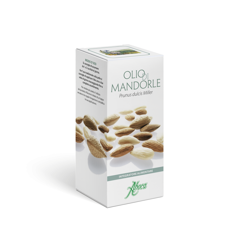 Immagine della scatola di Aboca Olio Di Mandorle Dolci 100 ml Immagine della scatola di Aboca Olio Di Mandorle Dolci 100 ml
