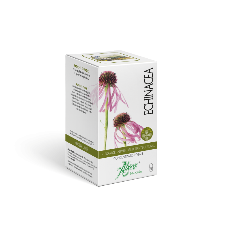 Visualizzazione chiara di Aboca Echinacea Concentrato Totale 50 Opercoli Integratore Difese Immunitarie Visualizzazione chiara di Aboca Echinacea Concentrato Totale 50 Opercoli Integratore Difese Immunitarie
