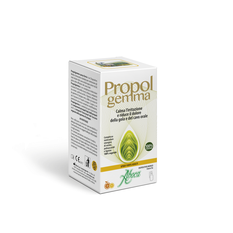 Vista del prodotto: Aboca PropolGemma Spray Forte per Mal di Gola 30ml