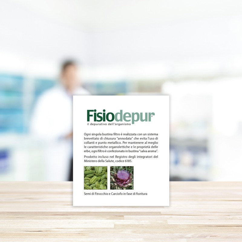 Confezione sigillata di Aboca Fisiodepur Integratore Alimentare Depurativo Tisana 20 Bustine Confezione sigillata di Aboca Fisiodepur Integratore Alimentare Depurativo Tisana 20 Bustine