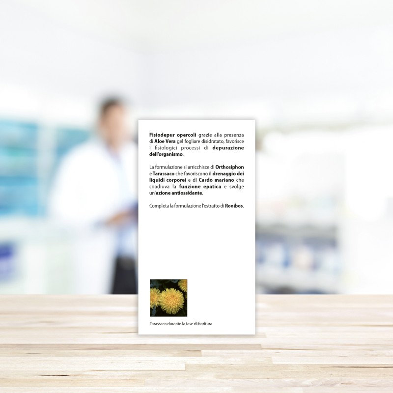 Primo piano di Aboca Fisiodepur Integratore Alimentare Depurativo 50 Opercoli Primo piano di Aboca Fisiodepur Integratore Alimentare Depurativo 50 Opercoli