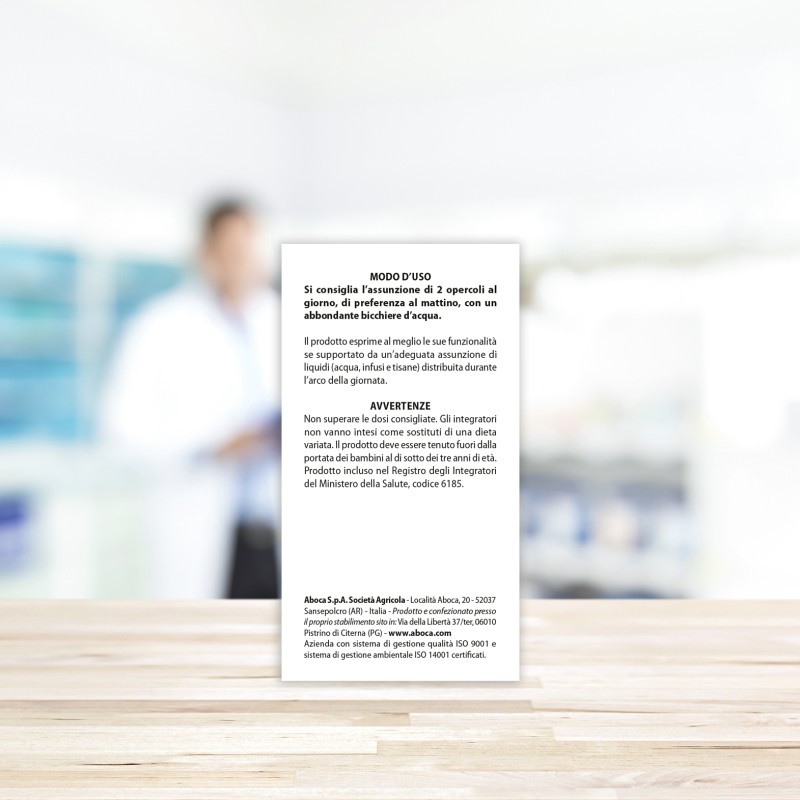 Vista del prodotto: Aboca Fisiodepur Integratore Alimentare Depurativo 50 Opercoli Vista del prodotto: Aboca Fisiodepur Integratore Alimentare Depurativo 50 Opercoli